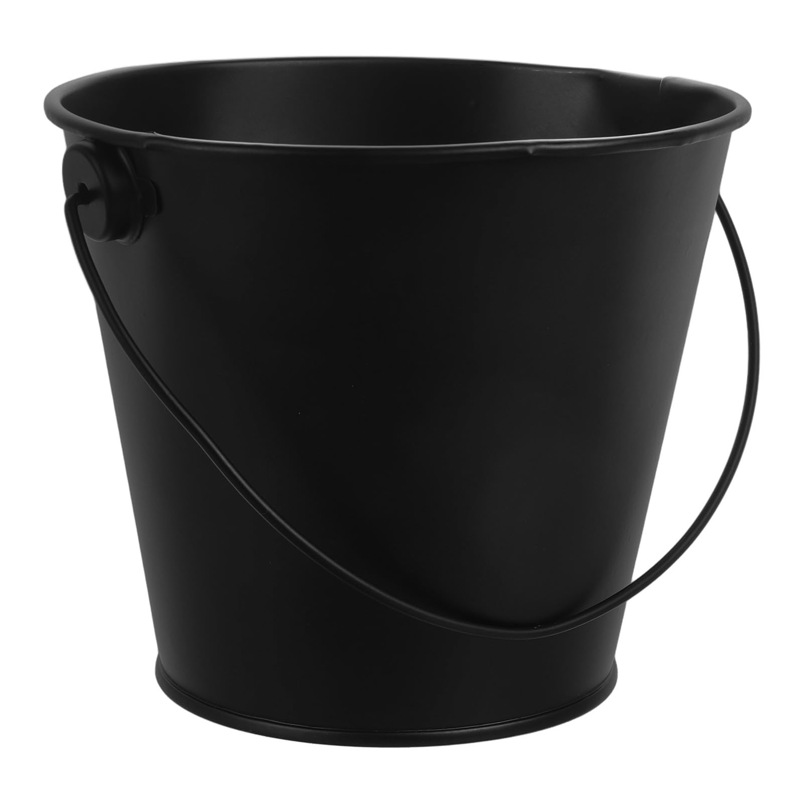 Cubo para aceite y grasa de barbacoa de hojalata pequeña para exterior Angoily