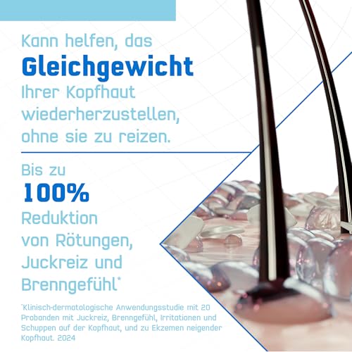 Terzolin Expert Schuppen-Shampoo bei trockener Kopfhaut, Juckreiz und Schuppen, Kosmetikum mit innovativer Pflegeformel, auch bei zu Ekzemen neigender Kopfhaut geeignet – 1 x 200ml