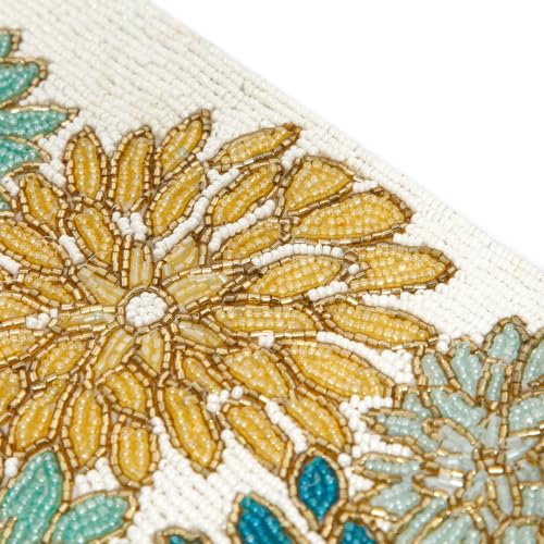 Homebia Designs Hand Beaded Multi Table Runner 13x36 Accent Wedding Décor by Homebia Designs - Used condition - Image 3