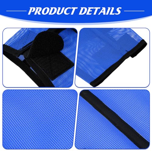 Image of Set of 12 Mesh Fly Boots for Horse Breathable Mesh Horse Boots Protective Horse Leg Loose Wraps Horse Leggings for Preventing Flies and Mosquitoes Bites