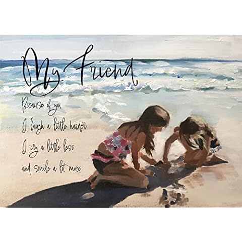 James Coates - Birthday Card for female best friend special greeting for women friends - special friend birthday card or suitable for any occasion, A5 Cover
