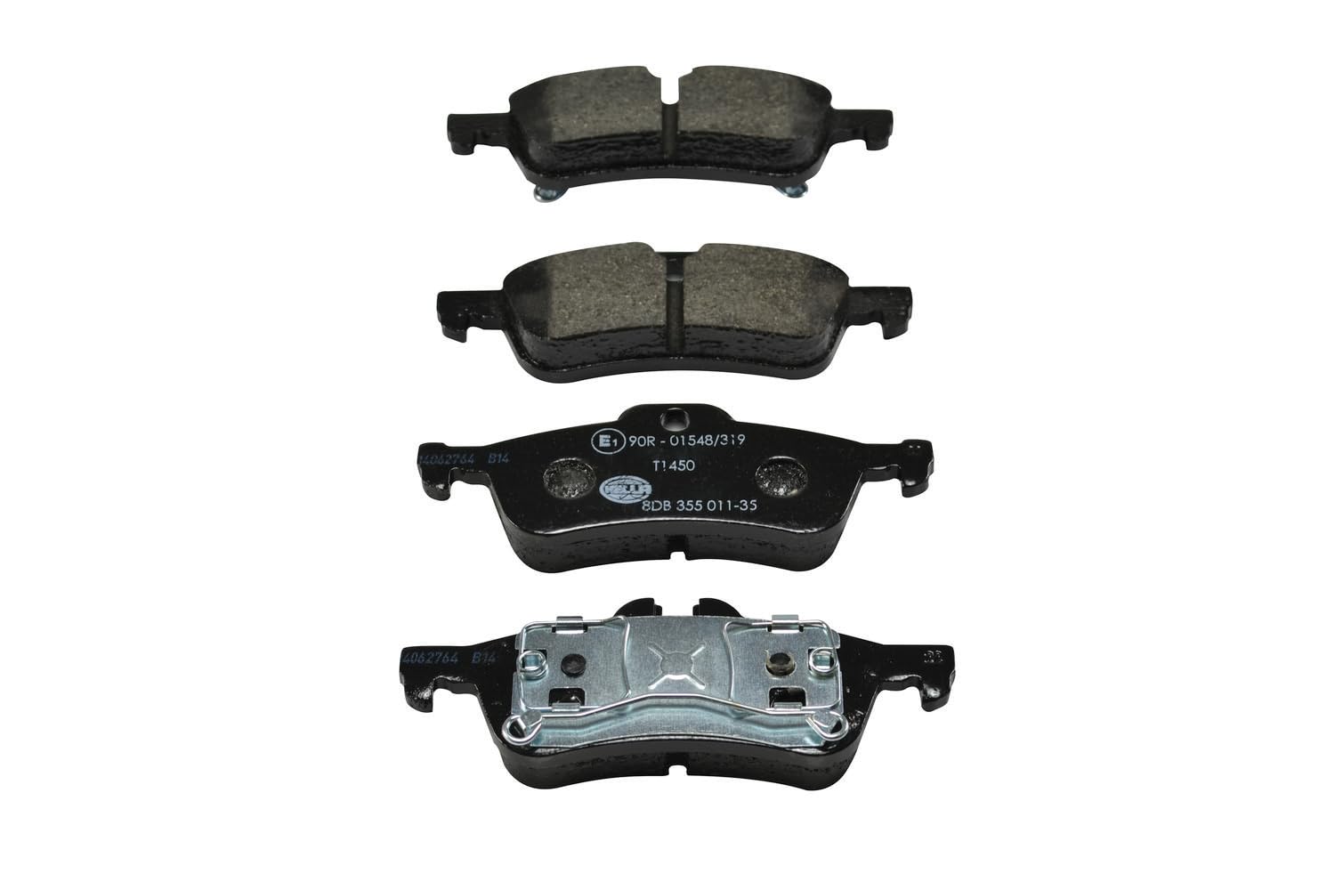 HELLA 8DB 355 011-351 Brake pad set - prepared for wear indicator - T1450 - for e.g. MINI