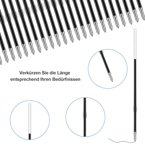 ENLACE Ballpoint Pen Refills Blue, Pack of 60, Medium Tip, 1.0 mm Line Width, 98 mm Length - Image 3