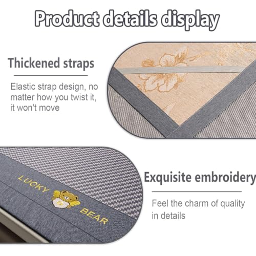 Estera para dormir refrescante de bambú plegable 150*200cm protector de colchón transpirable 6