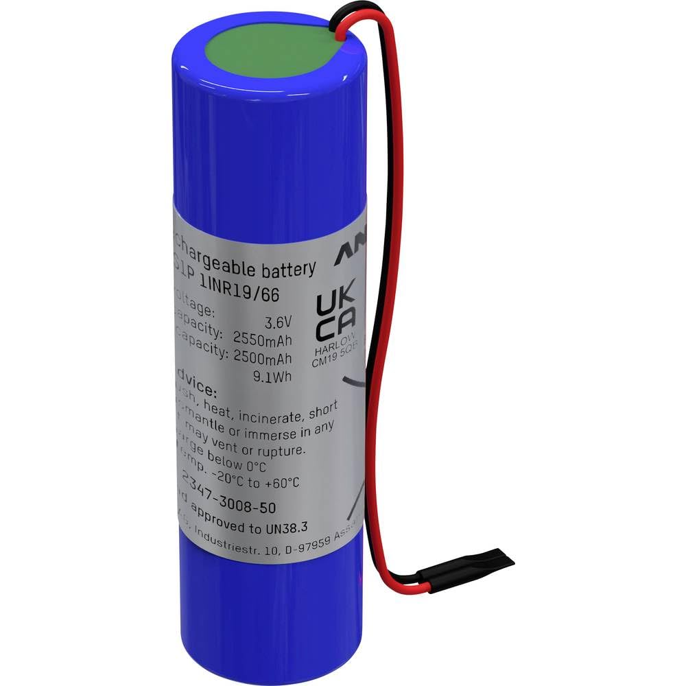 Ansmann Pile Rechargeable spéciale 18650 avec câble Li-ION 3.6 V 2550 mAh 1 pc(s)