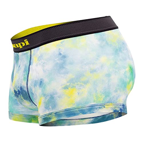 papi UMPA074 2PK Microflex Brazilian Trunks Color Tie Dye-Blue Size S