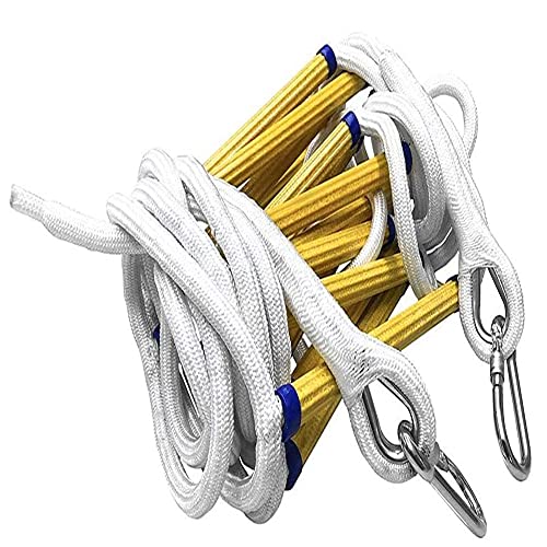 3Meter Fire Escape Ladder Rope Ladder Escape Ladder Lifesaving Rope Ladder High-Altitude Ladder for Indoor or Outdoor Play Set