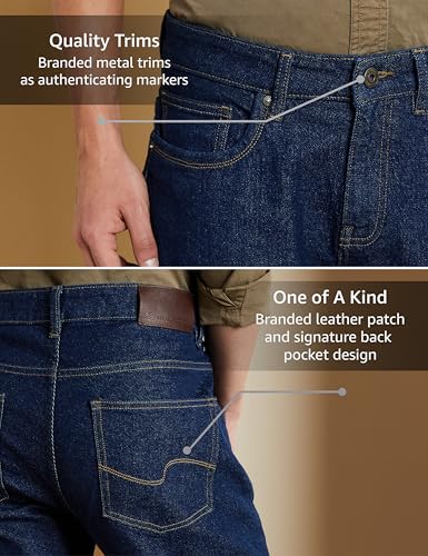 Image of Symbol Premium Men's Cotton Stretch Jeans (Regular Fit)