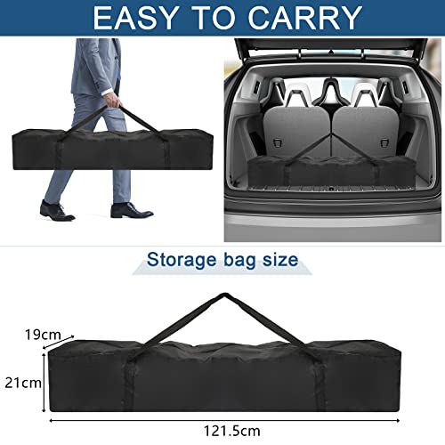 Bonnlo Pop Up Gazebo with Sides 2m x 2m Easy One Person Setup Instant Outdoor Gazebo Folding Garden Gazebo Party Tent (Blue) - Image 5