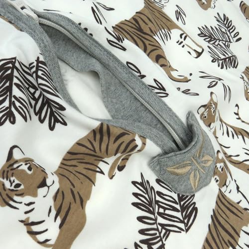 Image of HonestBaby Wearable Blankets Sleeping Bags Swaddle Transition 100% Organic Cotton for Infant Baby Boys, Girls, Unisex
