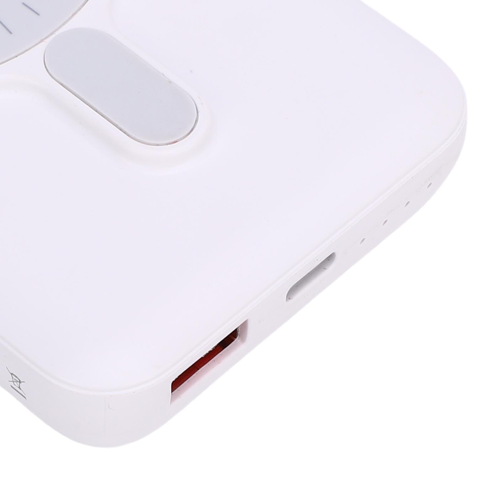 VGEBY Banque D'énergie Solaire 10 000 MAh, Chargeur Portable sans Fil à Charge Rapide, Batterie Magnétique avec ABS Ignifuge, pour Camping, Voyage, Urgence