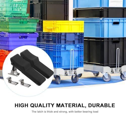 Image of 2pcs Concealed Toggle Latch Lock Clamp Vibration Reduction Polished Surface No Scratch
