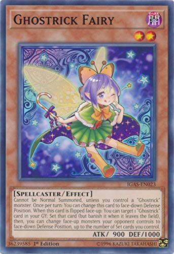 Ghostrick Fairy IGAS-EN023 carte Yu-Gi-Oh de collection TCG monstre effet magicien
