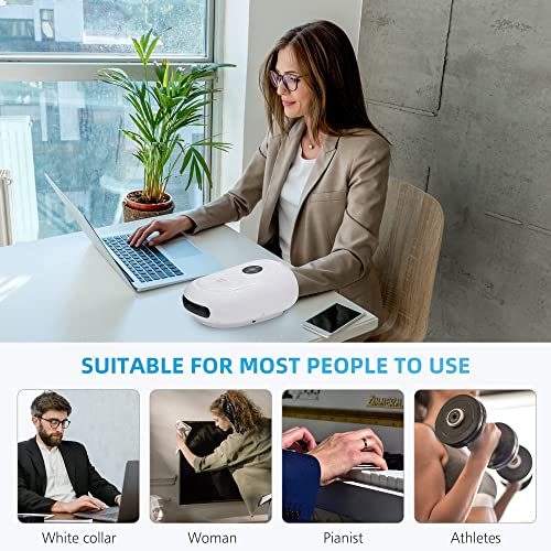 Comfier Hand Massager For Arthritis And Carpal Tunnel,Gifts For Mom,Dad,Him,Her,Electric Hand Massager With Heat And Compression,Carpal Tunnel Massager,App Control,White,Gifts For Women,Men #TOP4