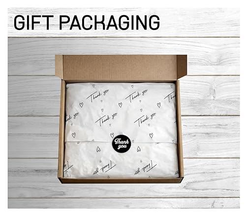 TOWNBUS 50 Nos 18 GSM Thank You Wrapping Tissue Paper - Image 4