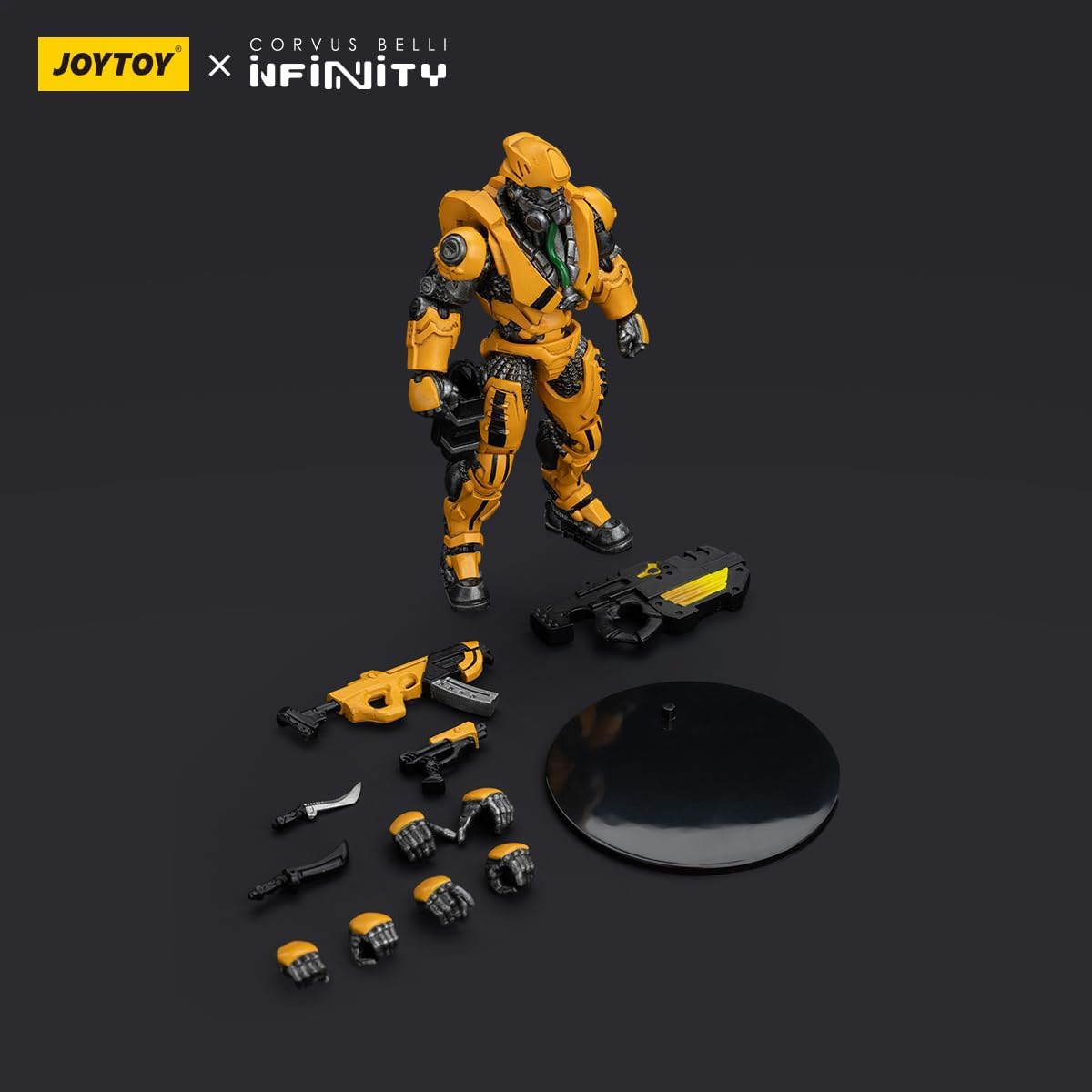 JOYTOY 1/18 Action Figures - Infinity Yu Jing Wu Ming Assault Corps - 2PCS/4‘’,Classic Character,Collectible,Age 15 and Above