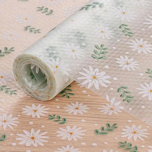 Image of Trendy Home Anti-Slip Mat 45 cm x 5 m for Drawers, Fridge & Shelf Liners | Printed Design, Non-Slip, Food Grade EVA, Washable Kitchen Mat, Leaf Whisper
