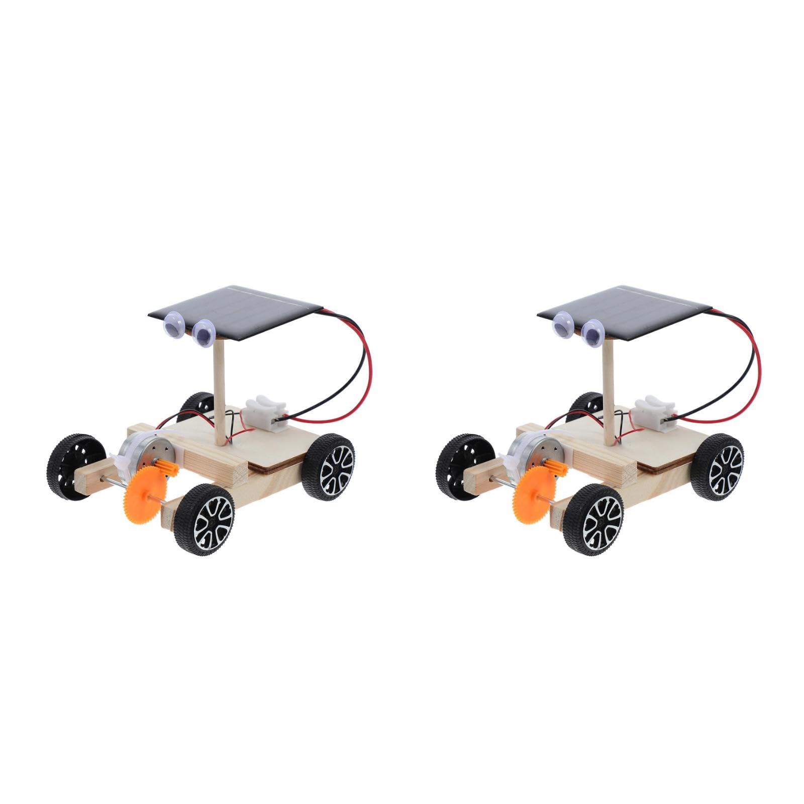 UPKOCH Mini DIY Solarauto Bausatz Für Kinder Ab 6 Jahren – Solarbetriebenes Lernspielzeug Zum Selbermontieren Fördert Kreativität Geduld Und Wissenschaftliches Experimentieren