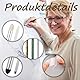 ClcIosis 17 PCS Verblender Stift mit Schwammstift Doppelseitig, Wischbarem Radierer, Kunstzeichnen Bleistiften Schüler Set für Highlights, Schattierung Korrektur Papierwischer zum Zeichnen