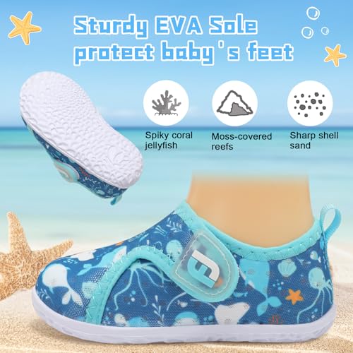Image of JOINFREE Baby Toddler Water Shoes Boys Girls Sandals Barefoot Kids Breathable Sneakers Shoes for Walking Running
