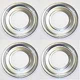 540T014P01 (4 PACK) ORIGINAL FACTORY FRIGIDAIRE ELECTROLUX KENMORE SEARS TAPPAN OVEN STOVE DRIP PAN SET OF 4