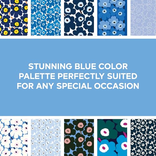 Chronicle Books Marimekko Notes (Blues): 20 Unikko Notecards and Envelopes, Marimekko Notes Blues, 42mm x 110mm - Image 3