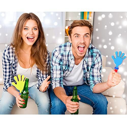 Yeetec 20 Pack 7.5 Inch Hand Clappers Plastic Party Clappers Noisemakers For Fiesta Birthday Party Favors And Supplies, Random Color #TOP6