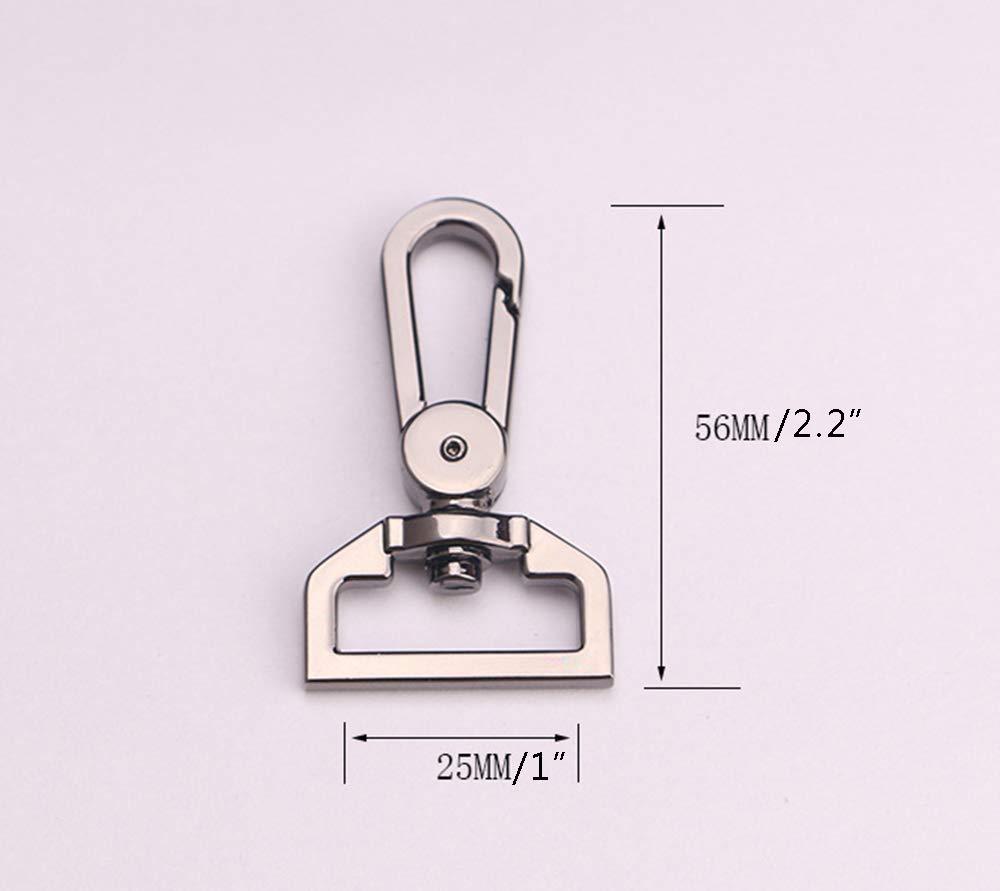 Amazon.com: AKOAK 2 Pcs 1 inch Rotating Clasps, Heavy-Duty Zinc
