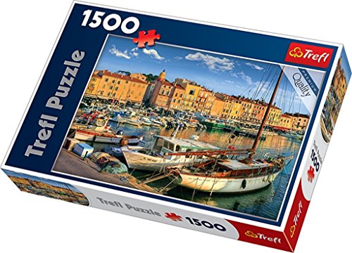 Preisvergleich Produktbild Trefl 26130 - Alter Hafen in Saint-Tropez - Puzzle 1.500 Teile