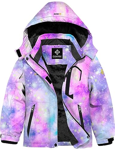 Gemyse CT001GIRL Girl'S Waterproof Ski Snow Jacket Fleece Windproof Winter Jacket cover