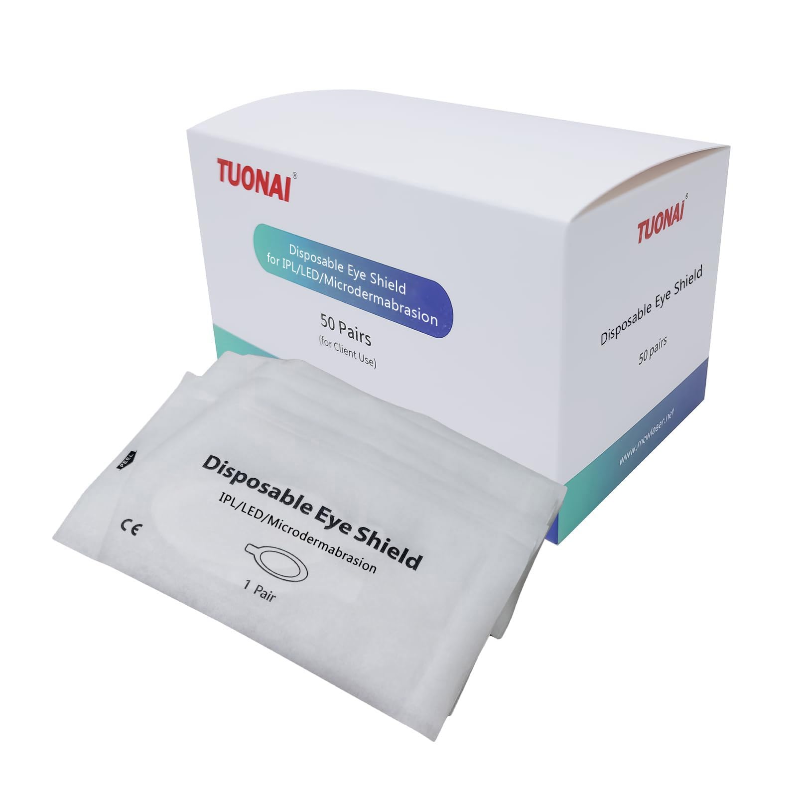 Protectores Oculares Desechables 50 Pares para IPL Depilación Campos de Belleza Cliente Protección Ocular 190-11000nm