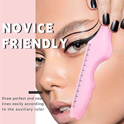 Generic Hosaily 5 In1 Eyeliner Stencils Silicone Multi-Purpose Eye Makeup Tool For Winged Eyeliner thumb #1