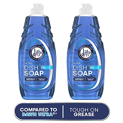Image of Ditto Ultra Dish Soap (Ultra) 48 fl Oz - 2 Pack - Extra Tough On Grease & Stains