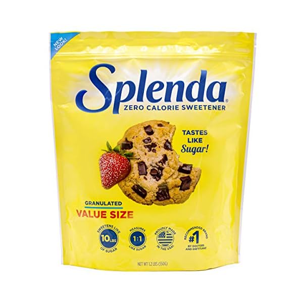 Splenda No Calorie Sweetener, Granulated, 550g Riesenpackung Süßstoff zum Backen und Kochen - aus USA