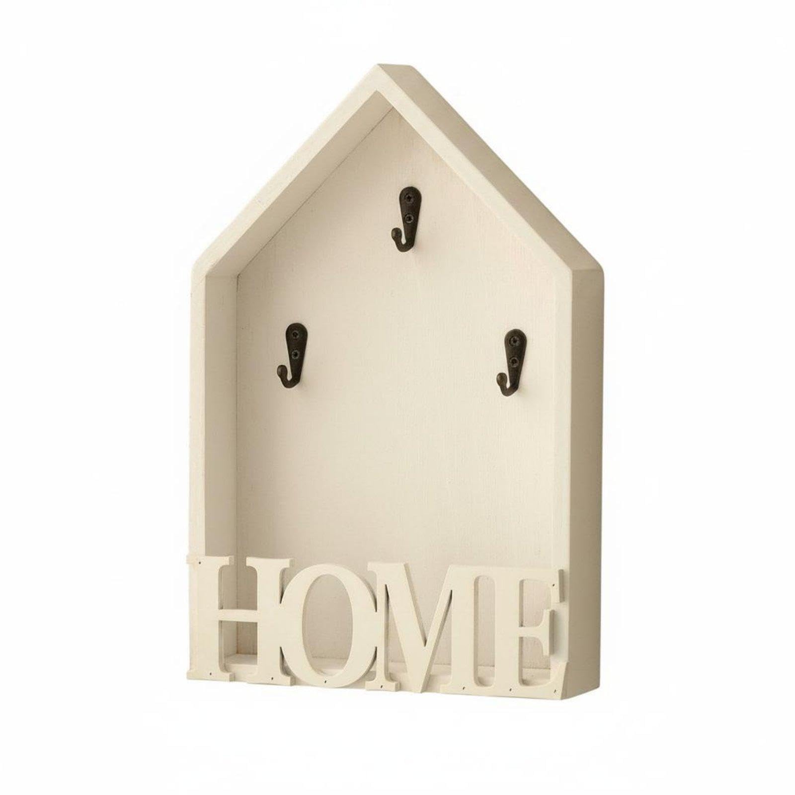 Key Cabinet Cabinet Decorative Entryway Key Shelf Nordic Style White Home Key Holder-image-42