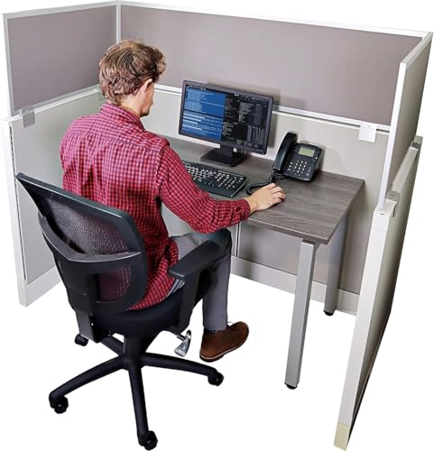 OBEX Acoustical Cubicle Privacy Screen Extender Desk Panel &