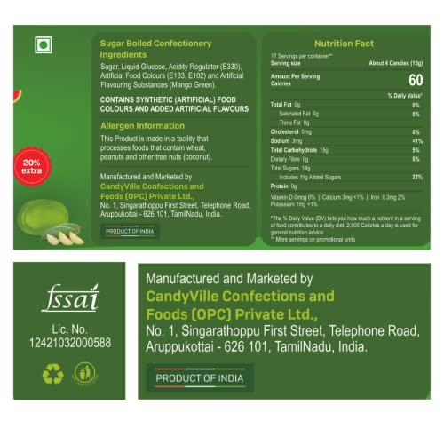 Image of CandyVille Frootfab Candy Tin Combo Pack (Pack Of 3) | Each Of Orange, Kachcha Mango And Guava Flavoured Candies | Mix Fruit Candies | Candy Pack | Sweets In Tin, 1020 Gram