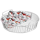 only fire Stainless Steel Charcoal Ash Basket Charcoal Briquet Holder BBQ Accessories for Weber 22' Kettle Grills