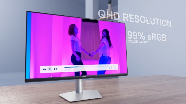Dell 27 USB-C Monitor - S2722DC - QHD 2560 x 1440 at 75 Hz - 4 ms