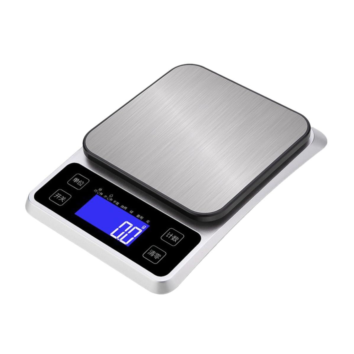 Báscula Digital de Cocina Inoxidable Alta Precisión 5kg