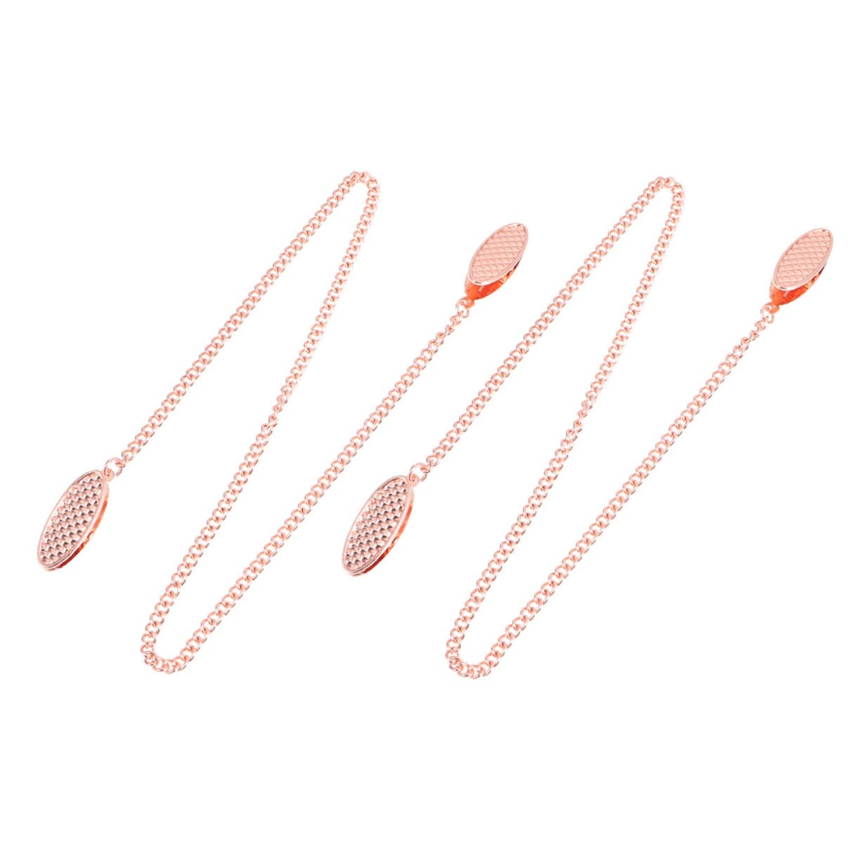 NAMOARLY 2pcs Napkin Holder Bib Clips Stand Chain Clips Bibs for European Style Bib Holder Bib Holder Clip Napkin Fixing Clips Adjustable Bib Holders Gold Zinc Alloy