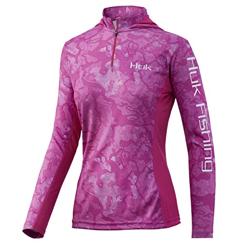Sweat-shirts à capuche homme HUK Icon X Camo performance shirt