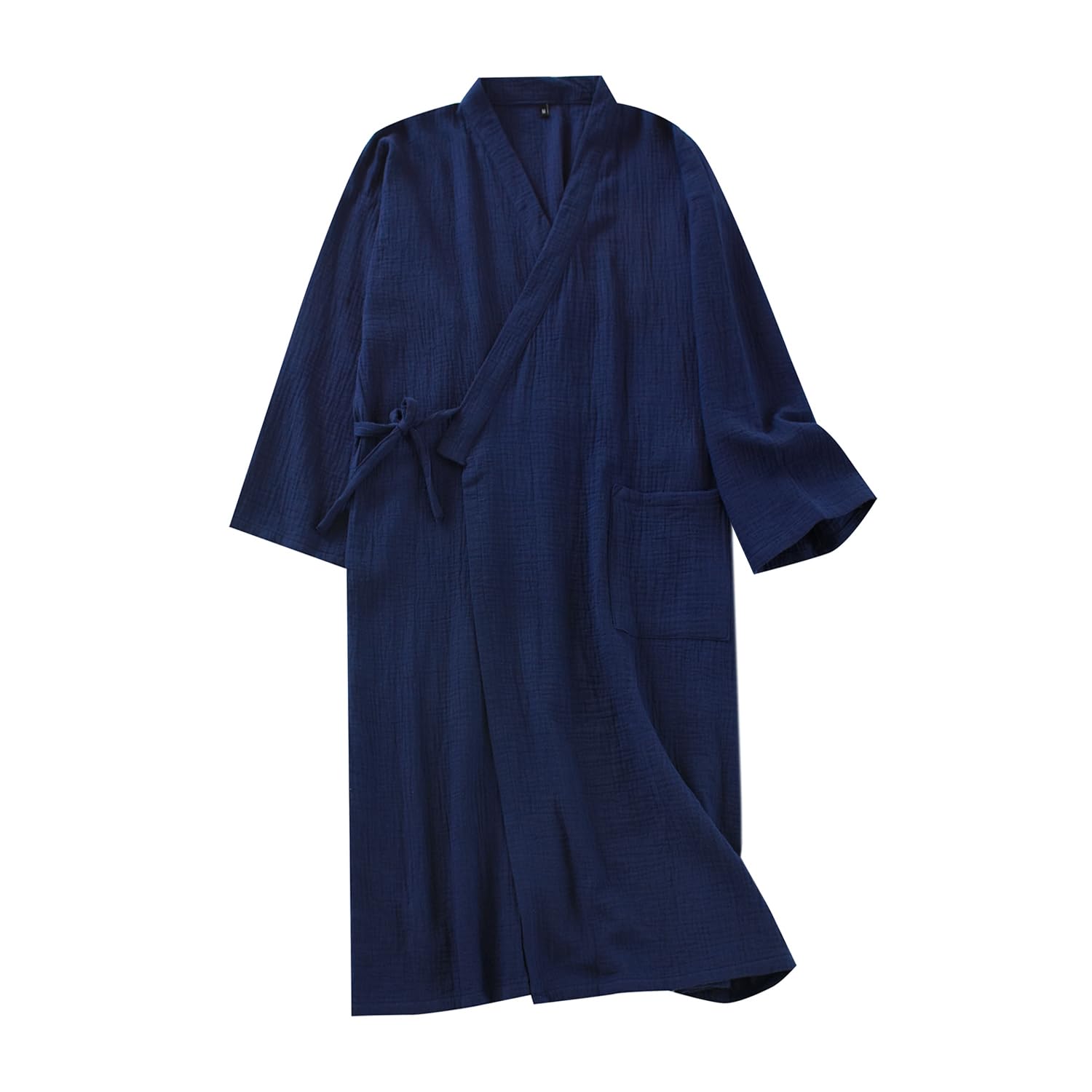LEVANA Men's and Women's Pajamas, Bathrobe, 100% Cotton, Double Gauze, Japanese Style, Yukata, Male and Female Nightgown, Front Opening, Soft Touch, Sweat Absorbent, Breathable, Loose Fit, Loungewear