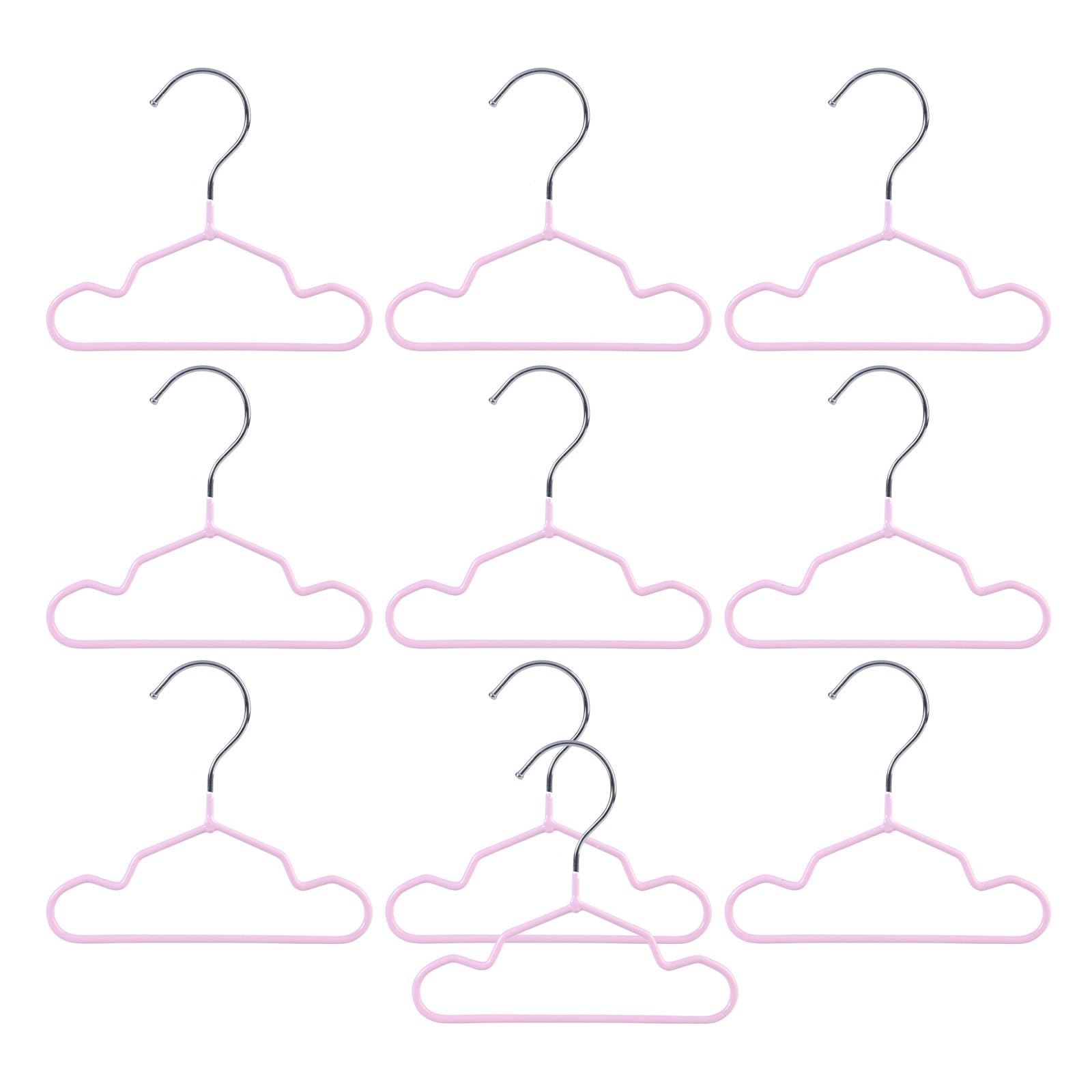 10 Pack Pet Clothing Hanger PVC Coating 15/20 / 25CM Display Hangers Rack Pet Supplies Garment Storage Rack Coat Holder Hanger