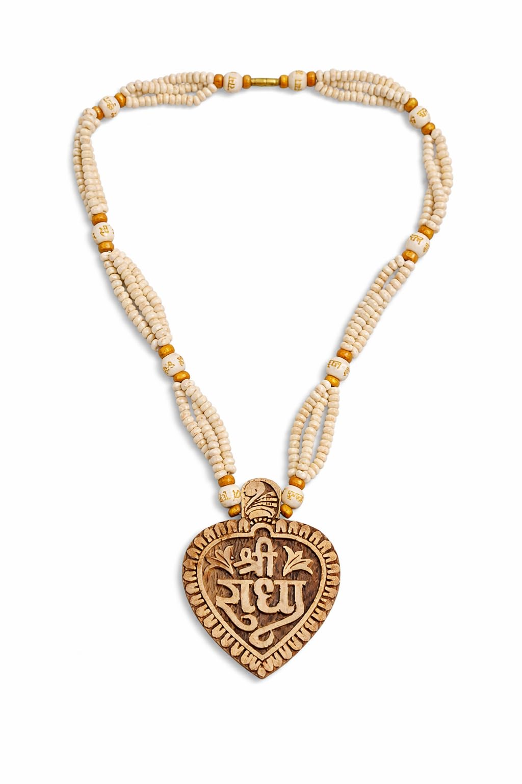 Original Tulsi Mala with Shri Radha Name – Sacred Pure Tulsi Beads Necklace for Neck | Spiritual Mala for Men, Women, Boys & Girls | Natural Wood Beads for Prayer, Bhakti & Devotion-image-23