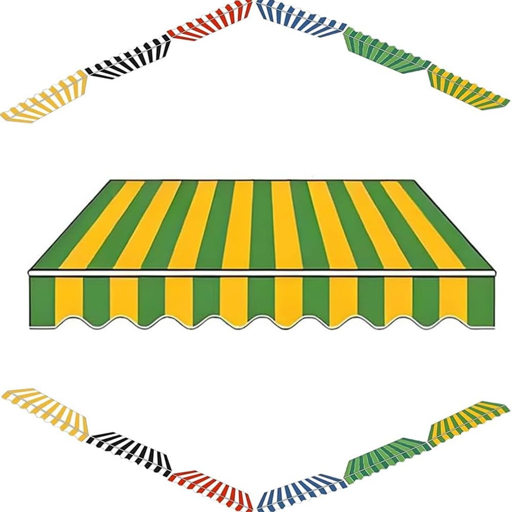 Tissu de rechange pour auvent de jardin bâche durable et résistante pour store extérieur