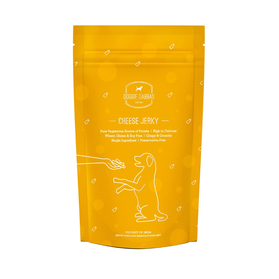 Doggie Dabbas Cheese Jerky | Rich Source of Calcium | Crispy and Crunchy | Preservative Free | High Protein Dog Treat - 100g (Pack of 1) (B07GH5X2KS) Amazon Price History, Amazon Price Tracker