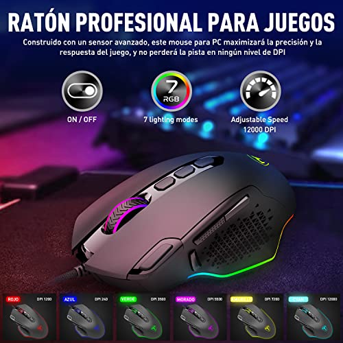 Comparativas de Raton mars gaming favoritos de las personas. 26 Imagen adicional