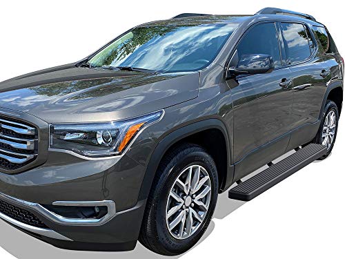 Estribos de acero inoxidable negro APS 6in compatibles con Chevy Traverse miniatura 6
