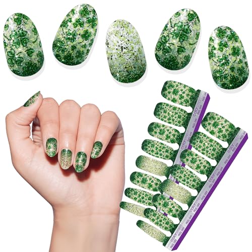Color Street - Four Leaf Lover - Green Clover Nail Polish Strips ...